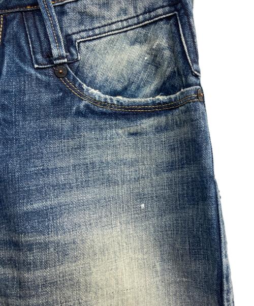 Denham（デンハム）Denham (デンハム) JAPANESE TEXTILES ダメージデニムパンツ インディゴ サイズ:Ｗ30×Ｌ32の古着・服飾アイテム