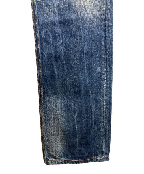 Denham（デンハム）Denham (デンハム) JAPANESE TEXTILES ダメージデニムパンツ インディゴ サイズ:Ｗ30×Ｌ32の古着・服飾アイテム