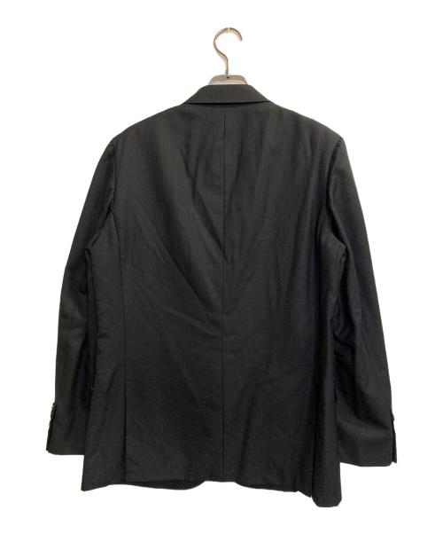 COMME des GARCONS HOMME DEUX（コムデギャルソン オム ドゥ）COMME des GARCONS HOMME DEUX (コムデギャルソン オム ドゥ) ストライプ3Bジャケット ブラック サイズ:Sの古着・服飾アイテム