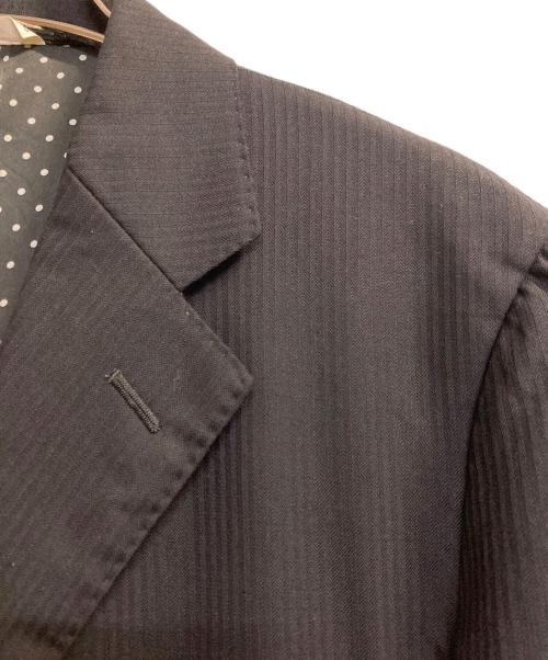 COMME des GARCONS HOMME DEUX（コムデギャルソン オム ドゥ）COMME des GARCONS HOMME DEUX (コムデギャルソン オム ドゥ) ストライプ3Bジャケット ブラック サイズ:Sの古着・服飾アイテム