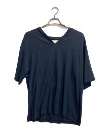 YENN（イエン）の古着「2WAY Vネックトップス」｜ネイビー