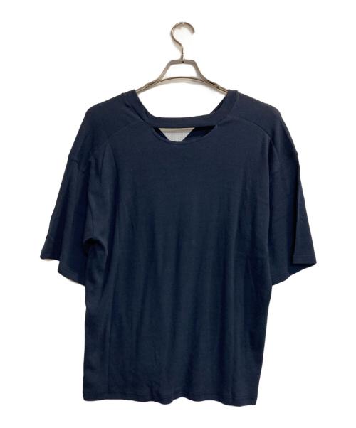 YENN（イエン）YENN (イエン) 2WAY Vネックトップス ネイビー サイズ:Fの古着・服飾アイテム