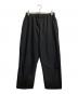 GOLDWIN（ゴールドウイン）の古着「別注 DOUBLE WEAVE TUCK PANTS」｜ブラック