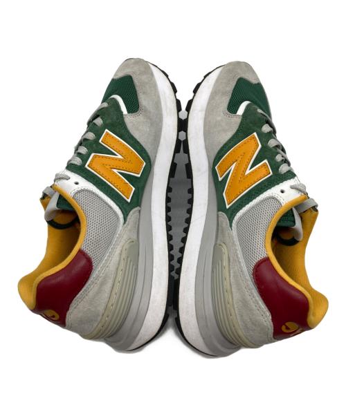 NEW BALANCE（ニューバランス）NEW BALANCE eYe COMME des GARCONS JUNYAWATANABE MAN (アイ コム デ ギャルソン ジュンヤ ワタナベ マン) U574LGM1 / コラボスニーカー グリーン×グレー サイズ:28cmの古着・服飾アイテム