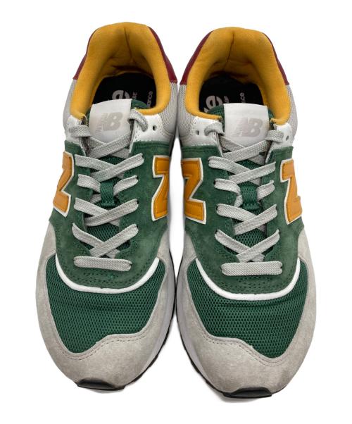 NEW BALANCE（ニューバランス）NEW BALANCE eYe COMME des GARCONS JUNYAWATANABE MAN (アイ コム デ ギャルソン ジュンヤ ワタナベ マン) U574LGM1 / コラボスニーカー グリーン×グレー サイズ:28cmの古着・服飾アイテム