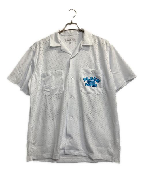 BlackEyePatch（ブラックアイパッチ）BlackEyePatch (ブラックアイパッチ) AREA CODE S/S Mesh SHIRT ホワイト サイズ:Ｌの古着・服飾アイテム