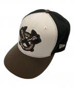 New Eraニューエラ）の古着「キャップ」｜ブラウン×ベージュ