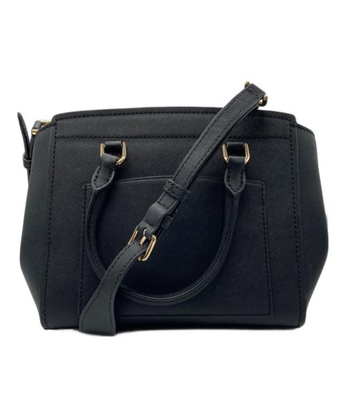 MICHAEL KORS（マイケル・コース）MICHAEL KORS (マイケル・コース) 2WAYショルダーバッグ ブラックの古着・服飾アイテム