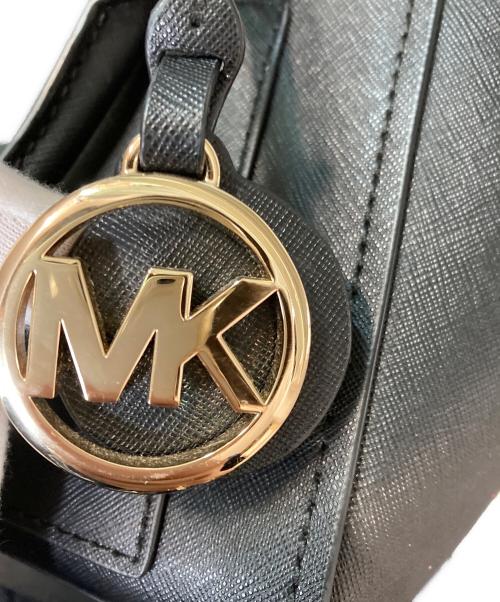 MICHAEL KORS（マイケル・コース）MICHAEL KORS (マイケル・コース) 2WAYショルダーバッグ ブラックの古着・服飾アイテム