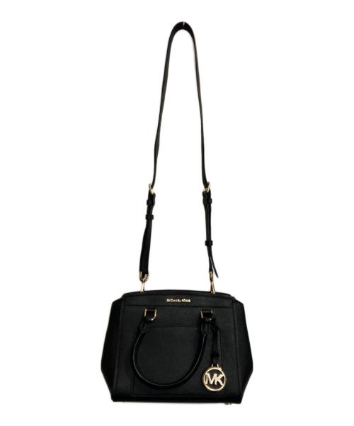 MICHAEL KORS（マイケル・コース）MICHAEL KORS (マイケル・コース) 2WAYショルダーバッグ ブラックの古着・服飾アイテム