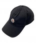 MONCLERモンクレール）の古着「BERRETTO BASEBALL CAP/ミニワッペンベースボールキャップ」｜ブラック