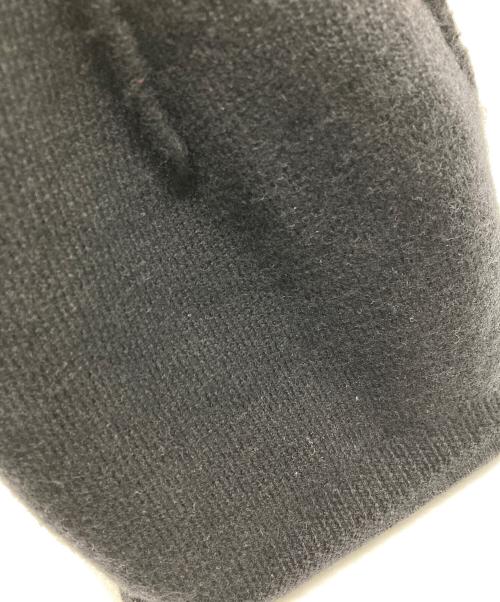 MONCLER（モンクレール）MONCLER (モンクレール) BERRETTO/ミニワッペンニットキャップ ブラックの古着・服飾アイテム