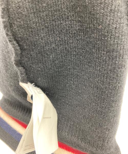 MONCLER（モンクレール）MONCLER (モンクレール) BERRETTO/ミニワッペンニットキャップ ブラックの古着・服飾アイテム