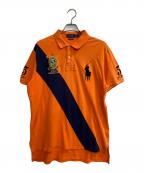 POLO RALPH LAURENポロ・ラルフローレン）の古着「ポロシャツ」｜オレンジ