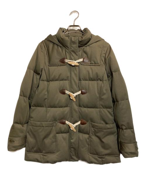 LACOSTE（ラコステ）LACOSTE (ラコステ) トグルボタンフーデッドダウンコート グリーン サイズ:42の古着・服飾アイテム