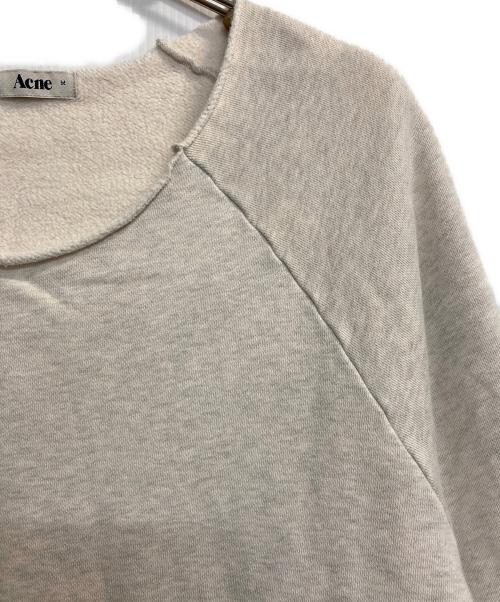 Acne（アクネ）Acne (アクネ) カットオフスウェット グレー サイズ:Ｍの古着・服飾アイテム