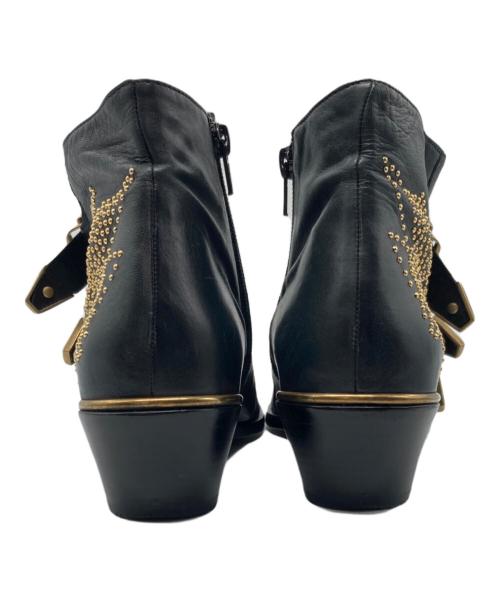 Chloe（クロエ）Chloe (クロエ) SUSANNAアンクルスタッズブーツ ブラック サイズ:37の古着・服飾アイテム