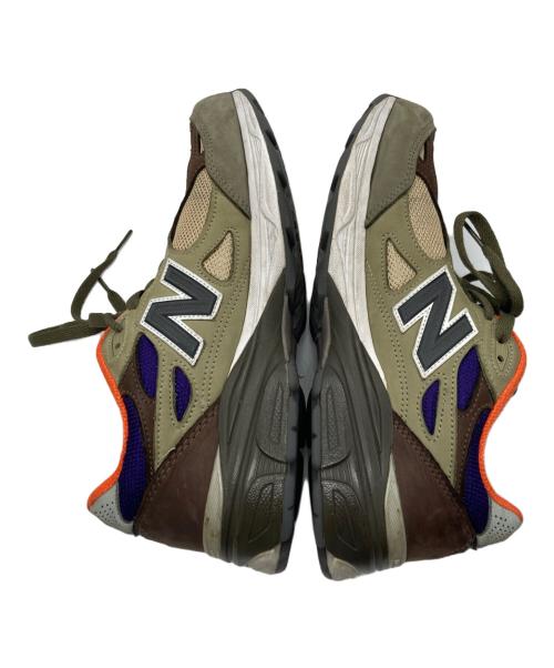 NEW BALANCE（ニューバランス）NEW BALANCE (ニューバランス) M990BT3 グリーン×ブラウン サイズ:26.5ｃｍの古着・服飾アイテム