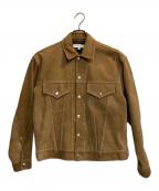 BEAUTY&YOUTHビューティーアンドユース）の古着「ゴート スエード ジャケット」｜ブラウン