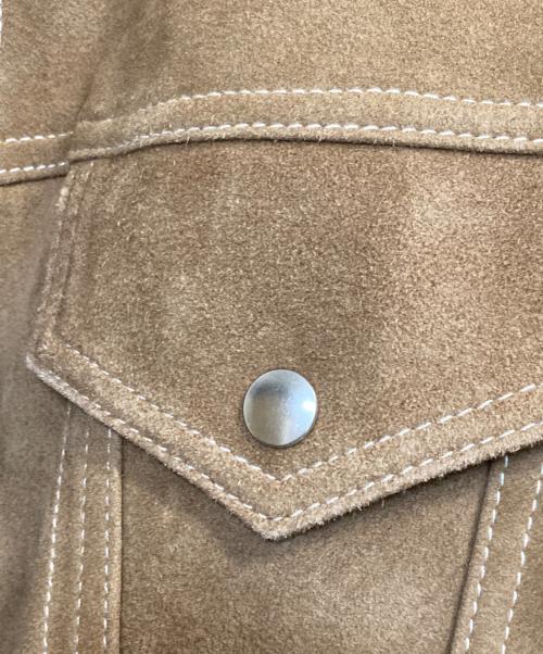 BEAUTY&YOUTH（ビューティーアンドユース）BEAUTY&YOUTH (ビューティーアンドユース) ゴート スエード ジャケット ブラウン サイズ:Ｓの古着・服飾アイテム