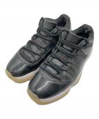 NIKEナイキ）の古着「AIR JORDAN 11 RETRO LOW」｜ブラック