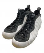NIKEナイキ）の古着「Nike Air Foamposite One / エアフォームポジットワン」｜ホワイト×ブラック