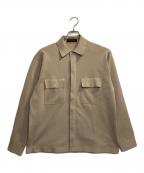 CABANキャバン）の古着「ニットシャツ」｜ベージュ