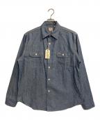 SUGAR CANEシュガーケーン）の古着「BLUE CHAMBRAY WORK SHIRT / シャンブレーワークシャツ」｜インディゴ