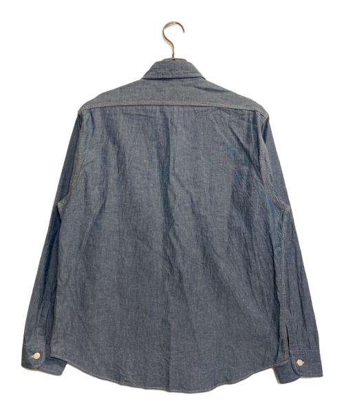 SUGAR CANE（シュガーケーン）SUGAR CANE (シュガーケーン) BLUE CHAMBRAY WORK SHIRT / シャンブレーワークシャツ インディゴ サイズ:Ⅼの古着・服飾アイテム