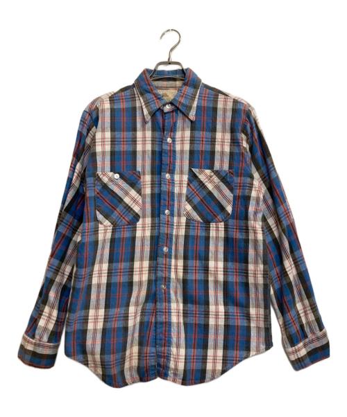 Northway（ノースウェイ）Northway (ノースウェイ) チェックシャツ レッド×ブルー サイズ:Ｍの古着・服飾アイテム