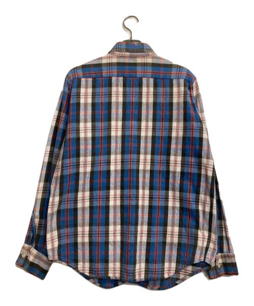 Northway（ノースウェイ）Northway (ノースウェイ) チェックシャツ レッド×ブルー サイズ:Ｍの古着・服飾アイテム