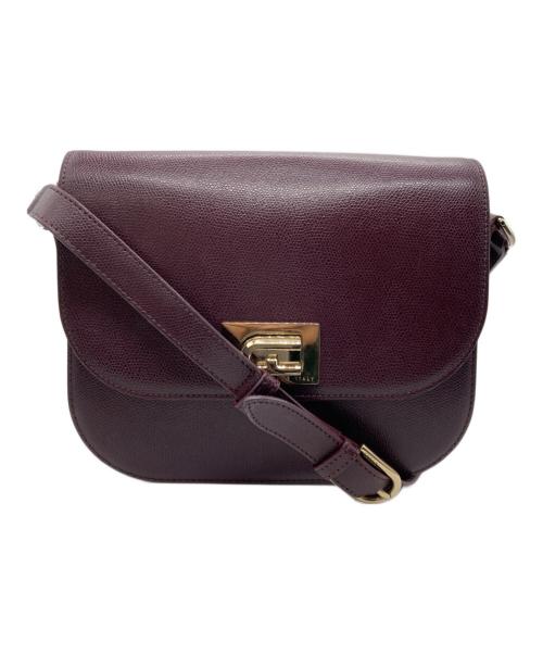 FURLA（フルラ）FURLA (フルラ) 1927 スモールクロスボディバッグ ボルドーの古着・服飾アイテム