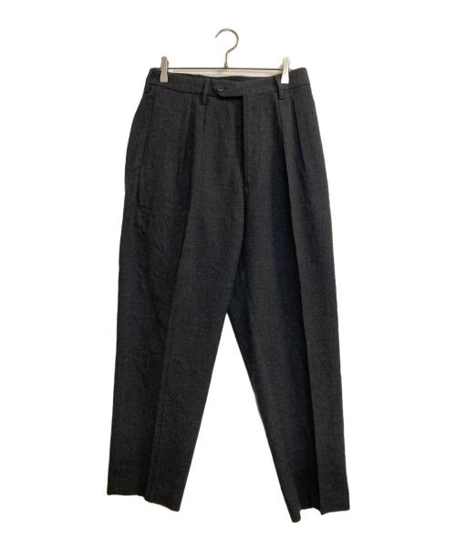 Phlannel（フランネル）Phlannel (フランネル) シルク混スラックス グレー サイズ:2の古着・服飾アイテム