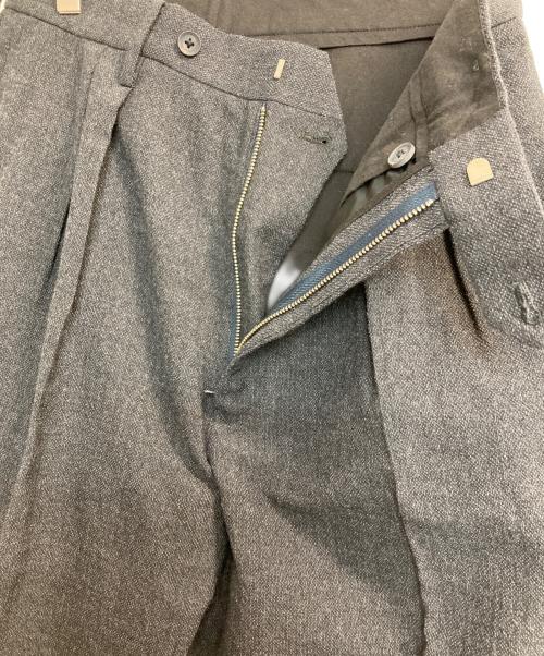 Phlannel（フランネル）Phlannel (フランネル) シルク混スラックス グレー サイズ:2の古着・服飾アイテム