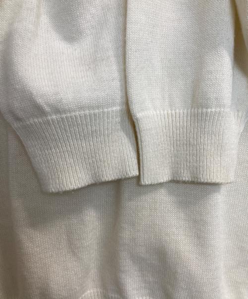 LACOSTE（ラコステ）LACOSTE (ラコステ) ニットカーディガン ホワイト サイズ:XLの古着・服飾アイテム