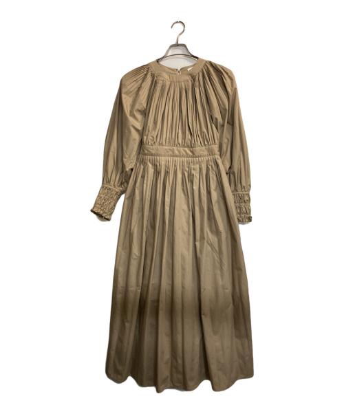 CLANE（クラネ）CLANE (クラネ) バルーンプリーツワンピース カーキ サイズ:1の古着・服飾アイテム