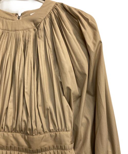 CLANE（クラネ）CLANE (クラネ) バルーンプリーツワンピース カーキ サイズ:1の古着・服飾アイテム