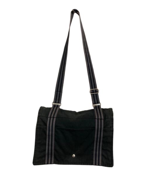 HERMES（エルメス）HERMES (エルメス) フールトゥ サック バサスMM ブラック×グレーの古着・服飾アイテム