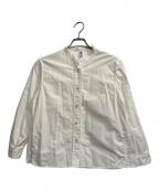 MHLエムエイチエル）の古着「SOFT HOPSACK ワイドシャツ」｜ホワイト