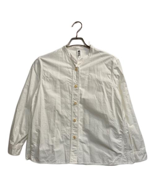MHL（エムエイチエル）MHL (エムエイチエル) SOFT HOPSACK ワイドシャツ ホワイト サイズ:1の古着・服飾アイテム