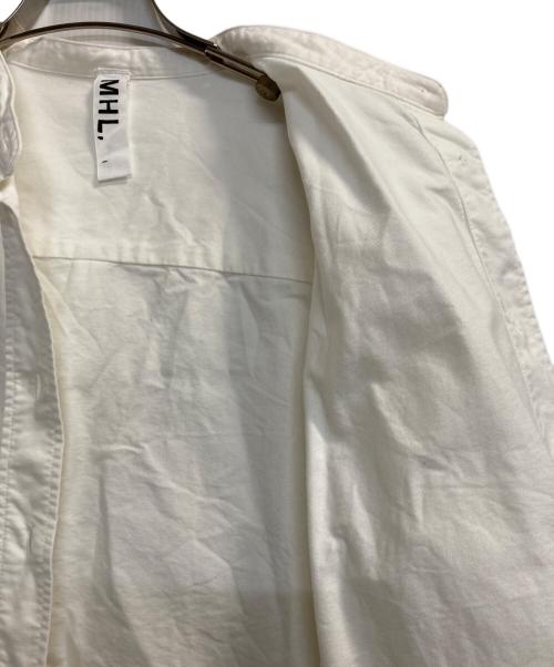 MHL（エムエイチエル）MHL (エムエイチエル) SOFT HOPSACK ワイドシャツ ホワイト サイズ:1の古着・服飾アイテム