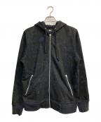 stussyステューシー）の古着「ジップパーカー」｜ブラック