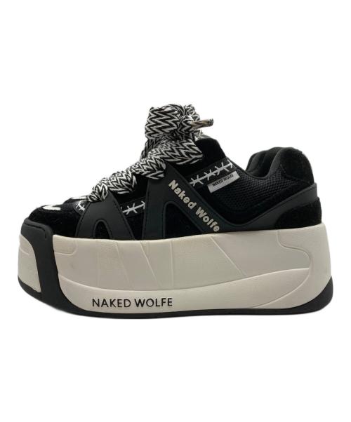 NAKED WOLFE（ネイキッドウルフ）NAKED WOLFE (ネイキッドウルフ) 厚底スニーカー ブラック サイズ:36の古着・服飾アイテム