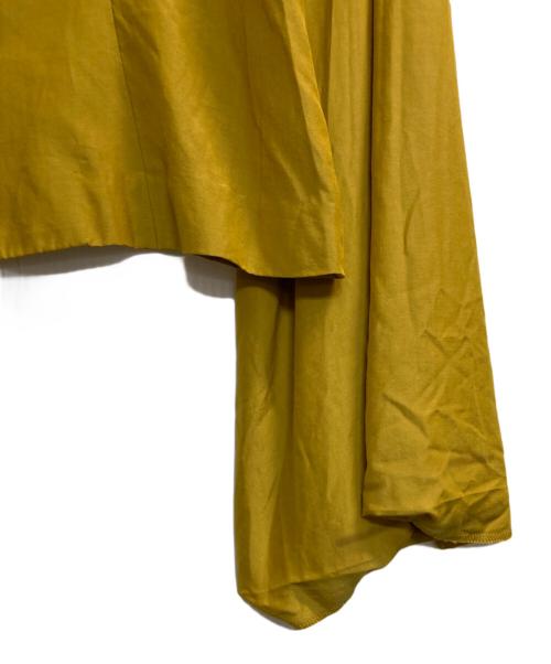 Sybilla（シビラ）Sybilla (シビラ) シルクブレンドベルスリーブシャツ イエロー サイズ:40の古着・服飾アイテム