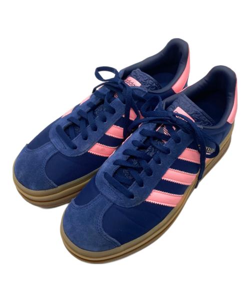 adidas（アディダス）adidas (アディダス) Gazelle Bold ピンク×ネイビー サイズ:25cmの古着・服飾アイテム