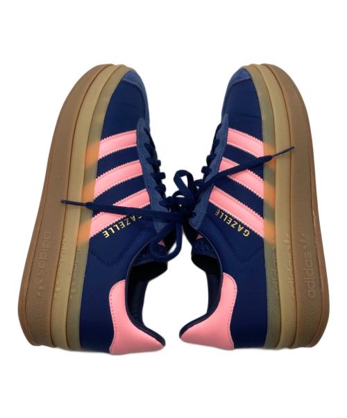 adidas（アディダス）adidas (アディダス) Gazelle Bold ピンク×ネイビー サイズ:25cmの古着・服飾アイテム