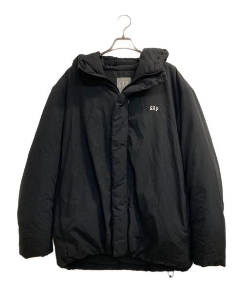 GAP（ギャップ）GAP (ギャップ) ワンポイントロゴ中綿ジャケット ブラック サイズ:Ｌの古着・服飾アイテム