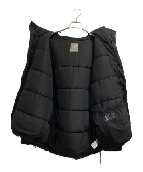 GAP（ギャップ）GAP (ギャップ) ワンポイントロゴ中綿ジャケット ブラック サイズ:Ｌの古着・服飾アイテム