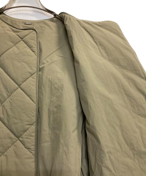 Mila Owen（ミラオーウェン）Mila Owen (ミラオーウェン) キルティングロングコート グリーン サイズ:０の古着・服飾アイテム