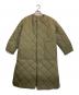 Mila Owen（ミラオーウェン）の古着「キルティングロングコート」｜グリーン